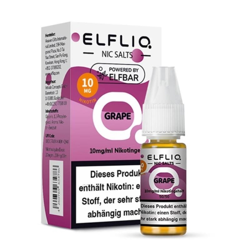 Elfliq - NicSalt Liquid Grape 10 mg/ml