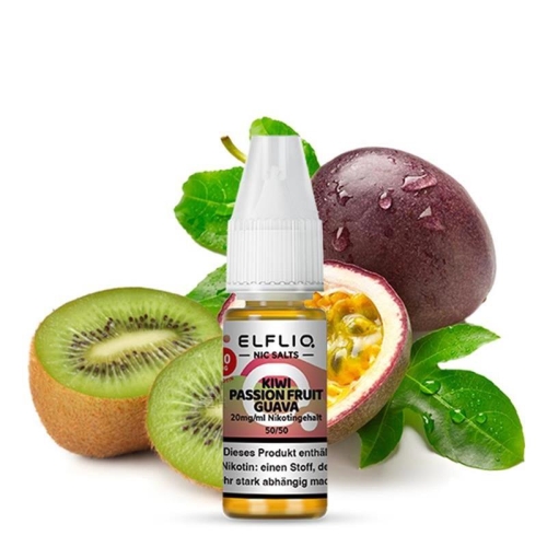 Elfliq - NicSalt Liquid Kiwi Passion Fruit Guava 20 mg/ml
