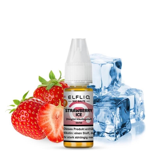 Elfliq - NicSalt Liquid Strawberry Ice 10 mg/ml