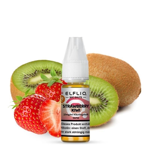 Elfliq - NicSalt Liquid Strawberry Kiwi 10 mg/ml