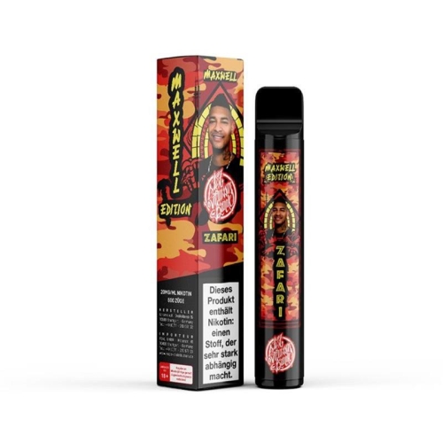 187 - Einweg E-Zigarette 20 mg/ml Zafari - Maxwell