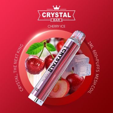 SKE Crystal Bar - Einweg E-Zigarette 20 mg/ml Cherry Ice