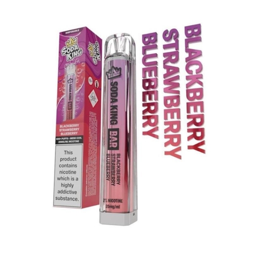 Soda King Bar - Einweg E-Zigarette Blackberry Strawberry Blueberry