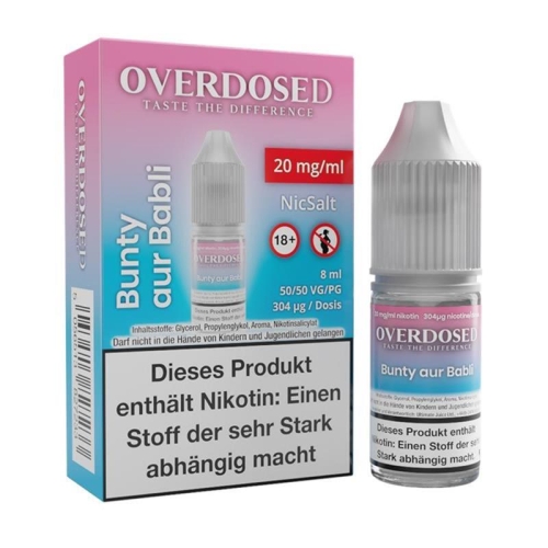 Overdosed - Bunty & Babli NicSalt 10 mg/ml