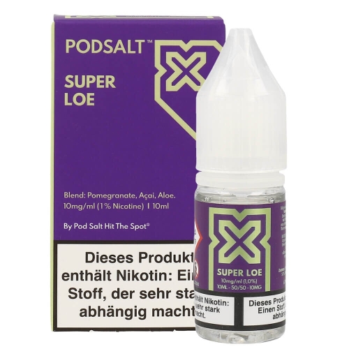 Pod Salt Xtra - 10ml Nikotinsalz Liquid Super Loe 10mg