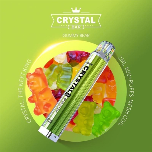 SKE Crystal Bar - Einweg E-Zigarette 20 mg/ml Fruit Gum (Gummy Bear)