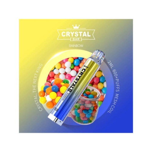 SKE Crystal Bar - Einweg E-Zigarette 20 mg/ml Rainbow