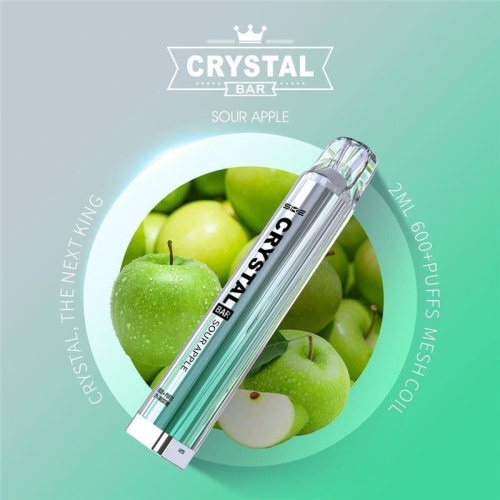 SKE Crystal Bar - Einweg E-Zigarette 20 mg/ml Sour Apple