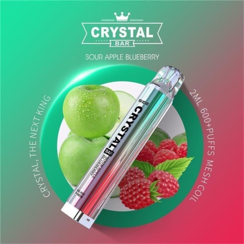 SKE Crystal Bar - Einweg E-Zigarette 20 mg/ml Sour Apple Blueberry