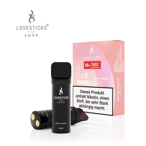 Lovesticks - Luva Pods (2 Pods pro Packung) Apple Peach