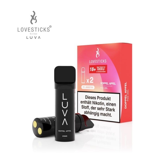 Lovesticks - Luva Pods (2 Pods pro Packung) Doppel Apfel