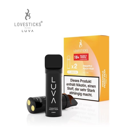 Lovesticks - Luva Pods (2 Pods pro Packung) Pinapple Peach Pear