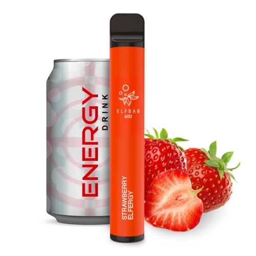 Elfbar 600 Einweg Vape Strawberry Elfergy