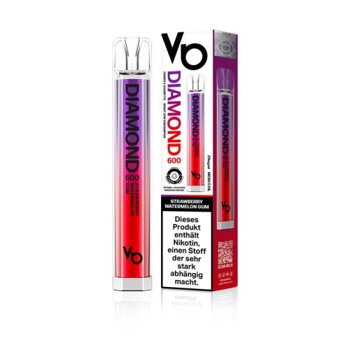 Vapes Bars - Diamond 20 mg/ml Strawberry Watermelon Gum