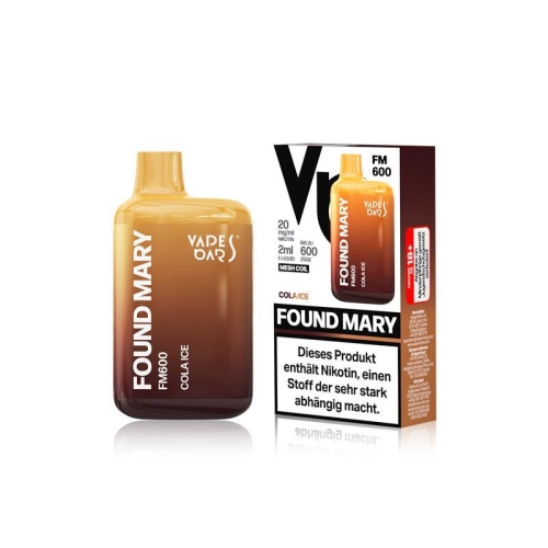 Vapes Bars - Found Mary FM600 Cola Ice