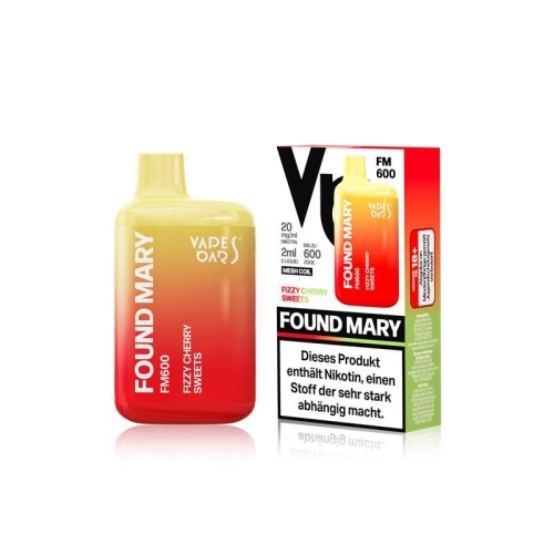 Vapes Bars - Found Mary FM600 Fizzy Cherry Sweets
