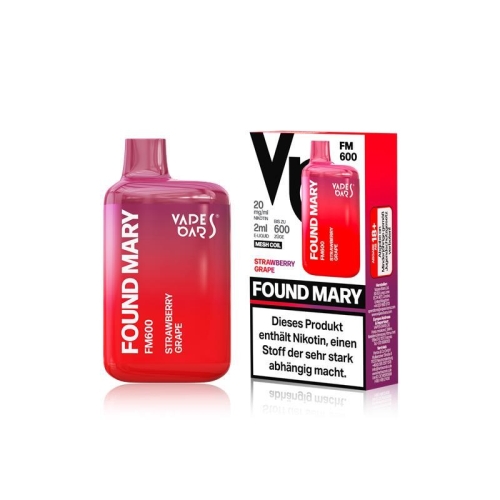 Vapes Bars - Found Mary FM600 Strawberry Grape