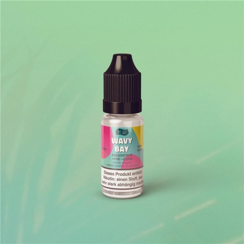 Wavy Bay - Passionfruit Kiwi Guava Nicsalt Liquid