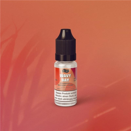 Wavy Bay - Strawberry Raspberry Cherry Nicsalt Liquid