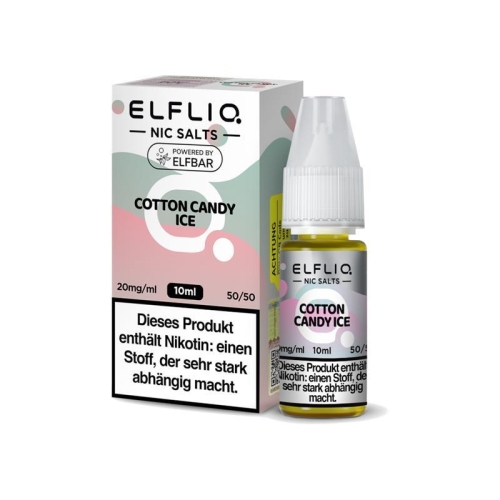 Elfliq - NicSalt Liquid Cotton Candy Ice 20 mg/ml