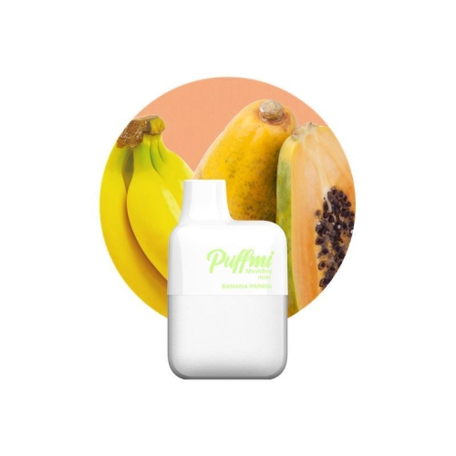 Puffmi MeshBox Mini Einweg E-Zigarette Banane Papaya