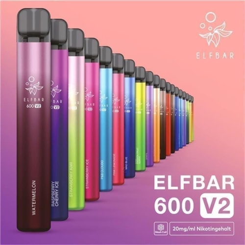 Elfbar 600 V2 Einweg Vape Banana Ice 20 mg/ml