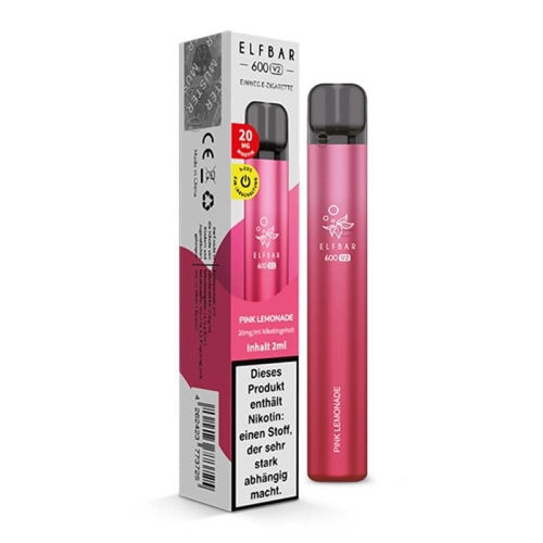 Elfbar 600 V2 Einweg Vape Pink Lemonade 20 mg/ml