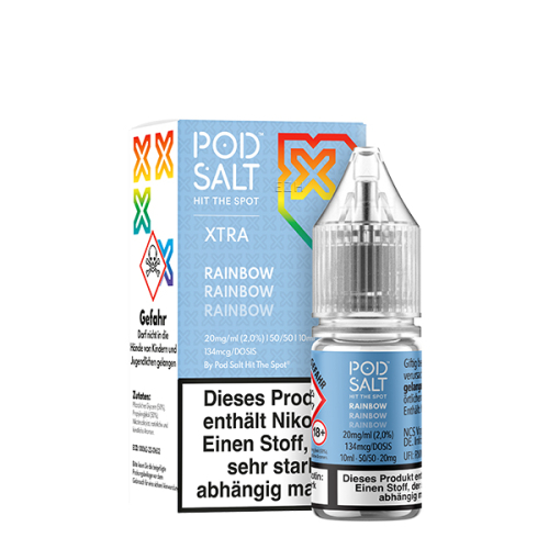 Pod Salt Xtra - 10ml Nikotinsalz Liquid Rainbow 10mg
