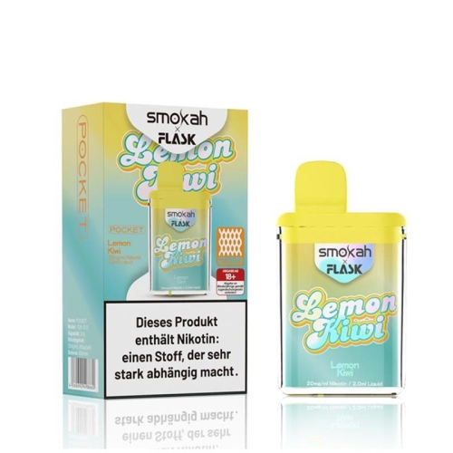Smokah x Flask - Pocket Vape Lemon Kiwi