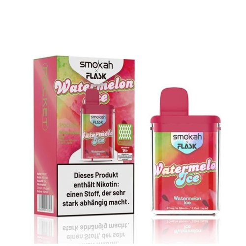 Smokah x Flask - Pocket Vape Watermelon Ice