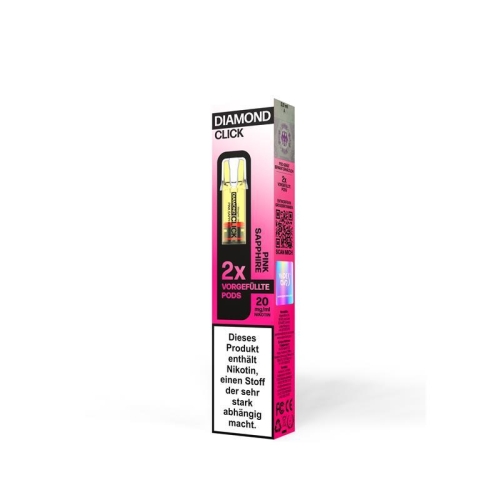 Vapes Bars - Diamond Click Pod 2er Pack Pink Sapphire