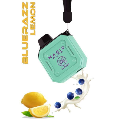 Magic Puff - Turbo 600 Einweg Vape 20 mg/ml Blue Razz Lemon