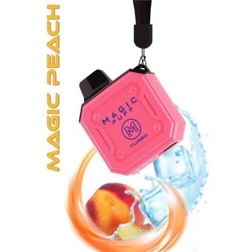 Magic Puff - Turbo 600 Einweg Vape 20 mg/ml Magic Peach