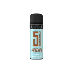 5 EL - Pod2Go White Line Prefilled Pod Menthol Tobacco 0...