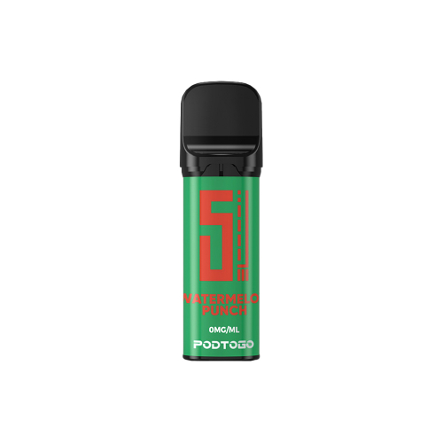 5 EL - Pod2Go White Line Prefilled Pod Watermelon Punch 0 mg/ml