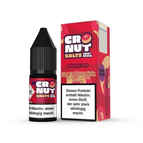 Cronut - Cherry Jam 10ml  Nicsalt Liquid 20 mg/ml