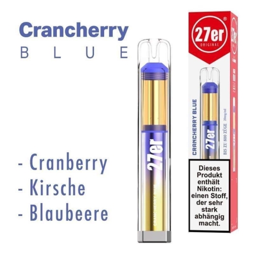 27er Einweg Vape Crancherry Blue