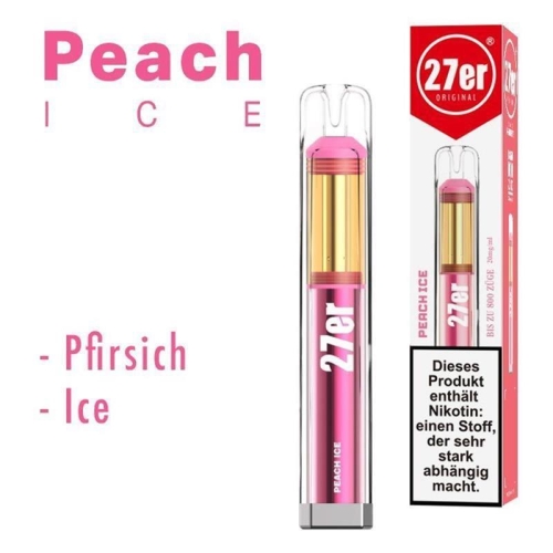 27er Einweg Vape Peach Ice