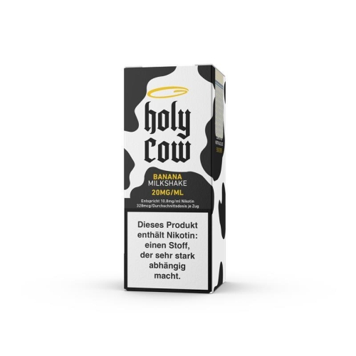 Holy Cow - Banana Milkshake 10ml Nicsalt Liquid 20mg/ml