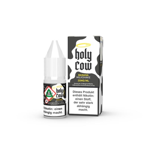 Holy Cow - Banana Milkshake 10ml Nicsalt Liquid 20mg/ml