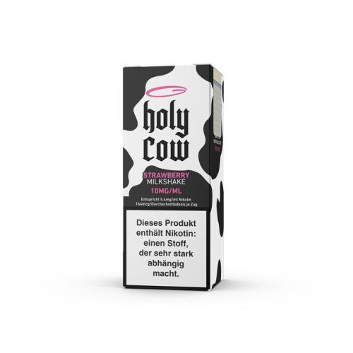 Holy Cow - Strawberry Milkshake 10ml Nicsalt Liquid