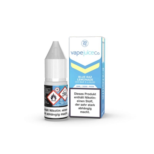 Vape Juice - Overdosed Nicsalt Liquid 10 ml Blue Raz Lemonade 20 mg/ml