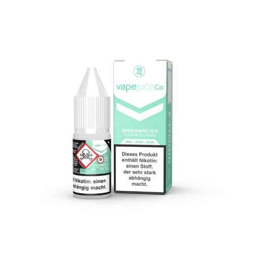 Vape Juice - Overdosed Nicsalt Liquid 10 ml Spearmint Ice 10 mg/ml