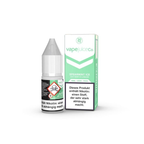 Vape Juice - Overdosed Nicsalt Liquid 10 ml Spearmint Ice 20 mg/ml