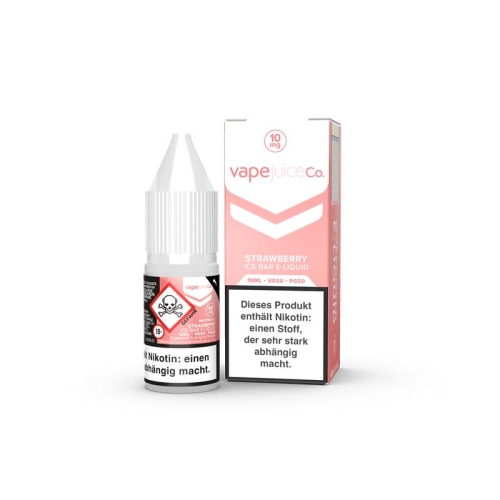 Vape Juice - Overdosed Nicsalt Liquid 10 ml Strawberry 10 mg/ml