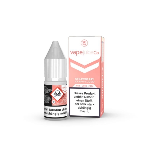 Vape Juice - Overdosed Nicsalt Liquid 10 ml Strawberry 20 mg/ml