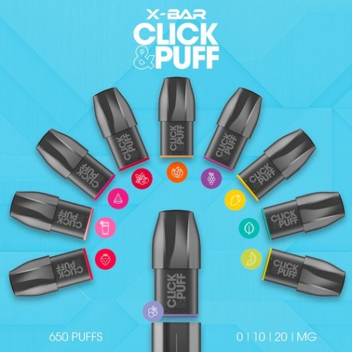 X-Bar - Click & Puff Pod