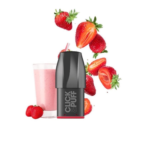 X-Bar - Click & Puff Pod Strawberry Milkshake