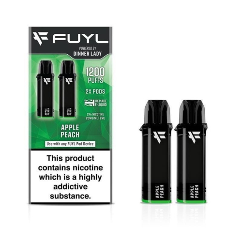 Fuyl Mehrweg-Vape Prefilled Pods Apple Peach