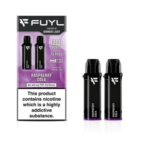Fuyl Mehrweg-Vape Prefilled Pods Raspberry Cola